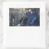 Love Among the Ruins (door Edward Burne-Jones) Rechthoekige Sticker (Tas)