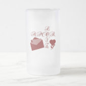 Love Amor Valentijn Design Matglas Bierpul (Center)