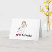 Love An Audiologist Kaart (Gele Bloem)