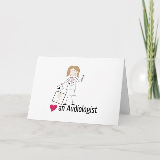 Love An Audiologist Kaart (Voorkant)
