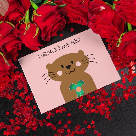 Love An Otter Post Kaart