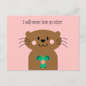 Love An Otter Post Kaart (Voorkant)