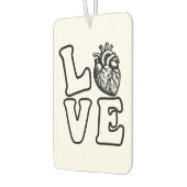 LOVE Anatomical Human Heart Air Freshener Luchtverfrisser (Links)