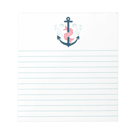  Love Anchor Notitieblok (Voorkant)