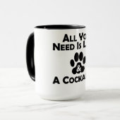 Love and a Cockapoo Mok (Voorkant links)