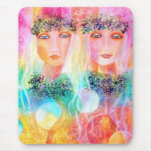 Love and Aloha Mousepad Muismat (Voorkant)