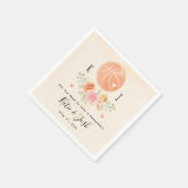 Love and Basketball Wedding Paper Napkins Servet (Hoek)