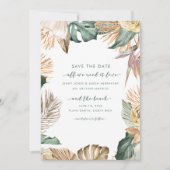 Love and Beach Photo Beach Destination Save The Date (Voorkant)