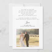 Love and bedankt script 2 photobruiloft (Achterkant)