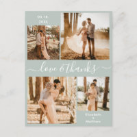 Love and Bedankt Script Weddenschap Bedankt Foto