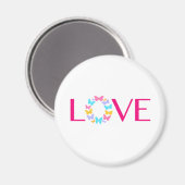 Love and Butterflies Magnet (Voorkant / Achterkant)