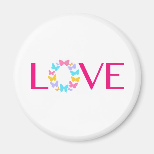 Love and Butterflies Magnet (Voorkant)