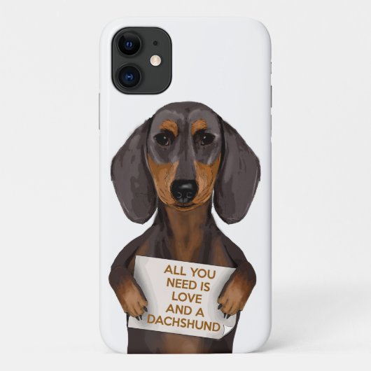 Love and Dachshund Case-Mate iPhone Case (Achterkant)