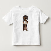 Love and Dachshund Kinder Shirts (Voorkant)
