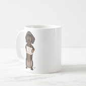 Love and Dachshund Koffiemok (Voorkant links)