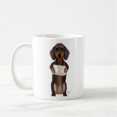 Love and Dachshund Koffiemok (Links)