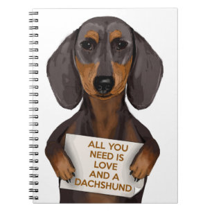 Love and Dachshund Notitieboek