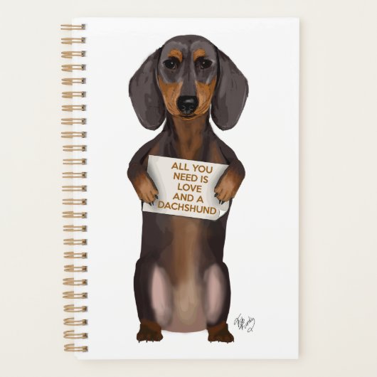 Love and Dachshund Planner (Voorkant)