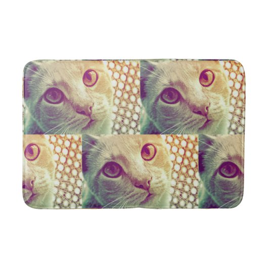 Love and Devovovoce - Cute Cat Face Badmat (Voorkant)