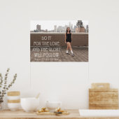 Love and Glory Ceili Moore Irish Dance Poster (Keuken)