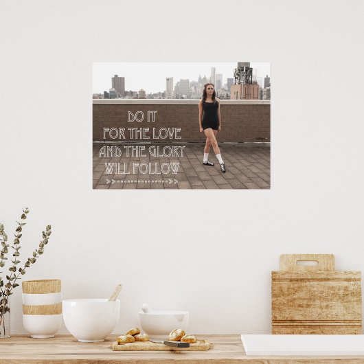 Love and Glory Ceili Moore Irish Dance Poster (Keuken)