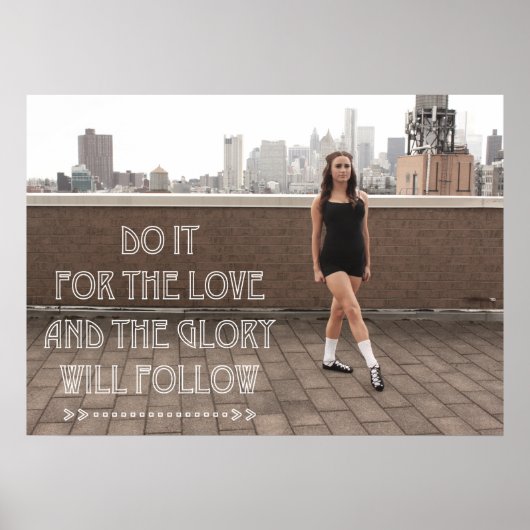 Love and Glory Ceili Moore Irish Dance Poster (Voorkant)