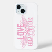 Love and Gratitude Cell Phone Case (Achterkant)