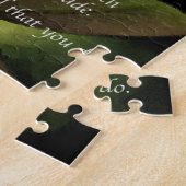 Love and Gratitude Custom Jigzaag Puzzle Legpuzzel (Zijkant)