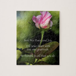 Love and Gratitude Custom Jigzaag Puzzle Legpuzzel