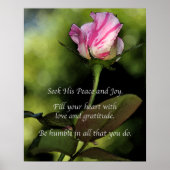Love and Gratitude Inspirerend Poster (Voorkant)