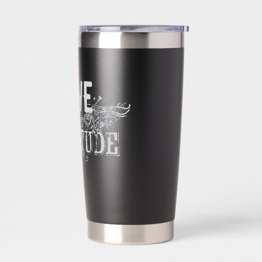 Love and Gratitude Travel Mug Geïsoleerde Drinkbeker (Links)
