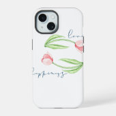 Love and Happiness iPhone 15 Case (Achterkant)