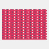 Love and Heart Pattern Cute Valentijnsdag Inpakpapier Vel (Voorkant 3)