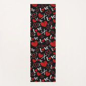Love and hearts seamless pattern  yogamat (Voorkant)