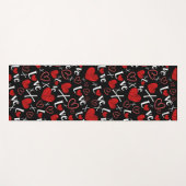 Love and hearts seamless pattern  yogamat (Voorkant (horizontaal))