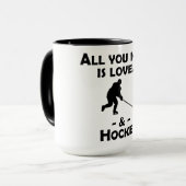 Love and Hockey Mok (Voorkant links)