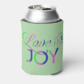 Love and Joy Colorful Blikjeskoeler (Blikje Achterkant)