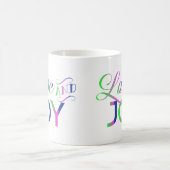 Love and Joy Colorful Koffiemok (Center)