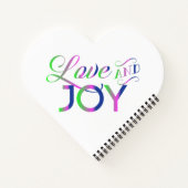 Love and Joy Colorful Notitieboek (Achterkant)