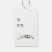 Love and Joy kerstLaurel ID295 Cadeaulabel (Achterkant)