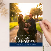 Love and Joy, Merry Christmas Family Photo Briefkaart