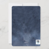 Love and Joy Sapphire Emerald Feestdagenkaart (Achterkant)