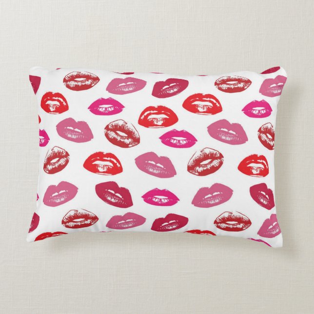 Love and Kisses Accent Kussen (Achterkant)
