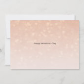 Love and Kisses Cute Photo Valentijn Kaart (Achterkant)