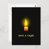 "Love and Light"-citaat Briefkaart (Voorkant / Achterkant)
