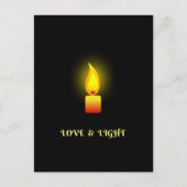 "Love and Light"-citaat Briefkaart (Voorkant)