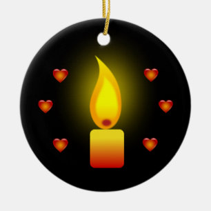 "Love and Light"-citaat Keramisch Ornament