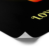 "Love and Light"-citaat Poster (Hoek)