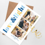 'Love and Light' Gallery of 3 Photos Hanukkah Feestdagenkaart<br><div class="desc">Deze prachtige Hanukkah-wenskaarten zijn volledig aanpasbaar. Voeg je eigen foto en bericht toe voor een soort design.</div>