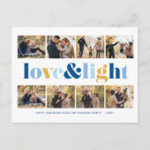 'Love and Light' Gallery of 8 Photos Hanukkah Feestdagenkaart (Voorkant)